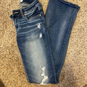 Womens Slim Fit Low Rise Bootcut Jeans